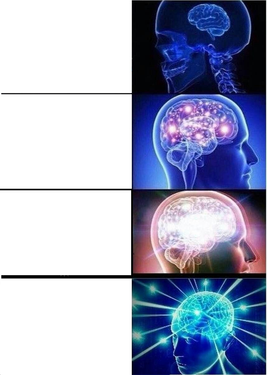 Expanding Brain meme about Groove Life
